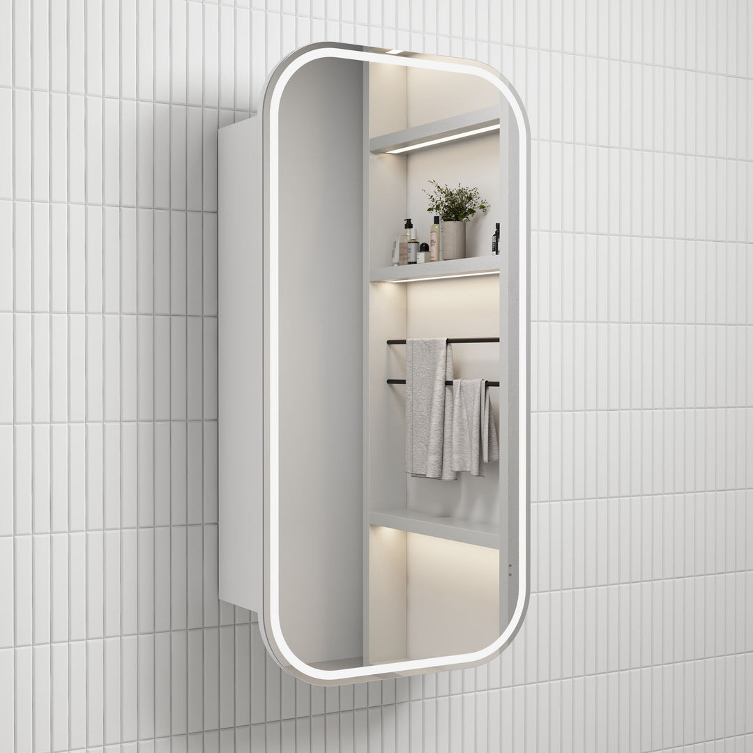 Aulic Vienna LED Shaving Cabinet 450 X 900mm