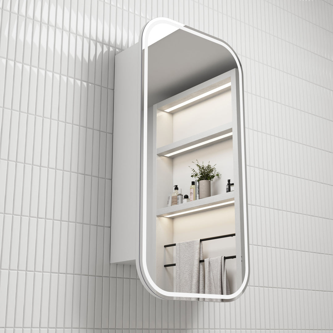 Aulic Vienna LED Shaving Cabinet 450 X 900mm