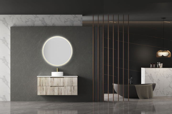 Aulic Windsor Round LED Mirror 900mm