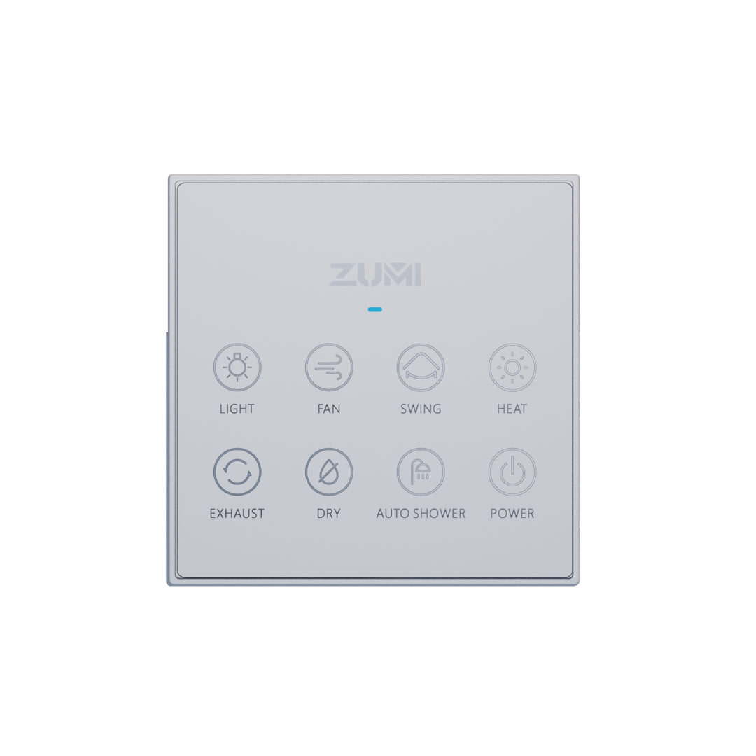 Zumi Remo Bathroom Ventilation Fan & Heater 600