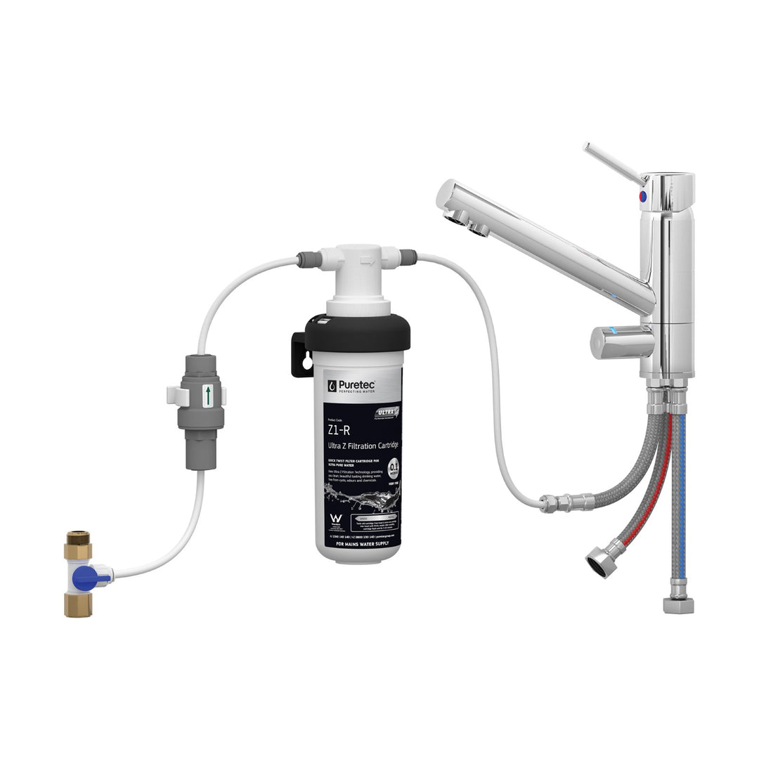 Puretec Z1-T1 3-Way Water Filter Mixer Tap Kit