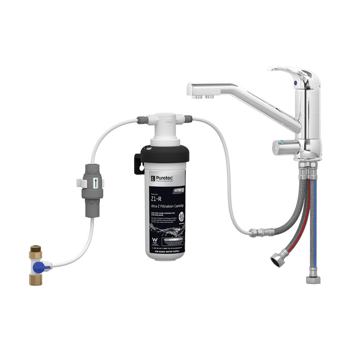 Puretec Z1-T2 3-Way Water Filter Mixer Tap Kit