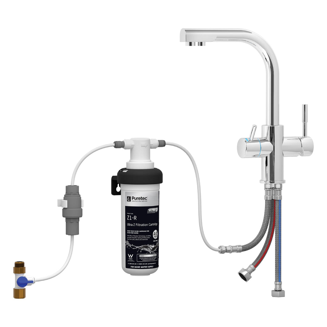 Puretec Z1-T3 3-Way Water Filter Mixer Tap Kit