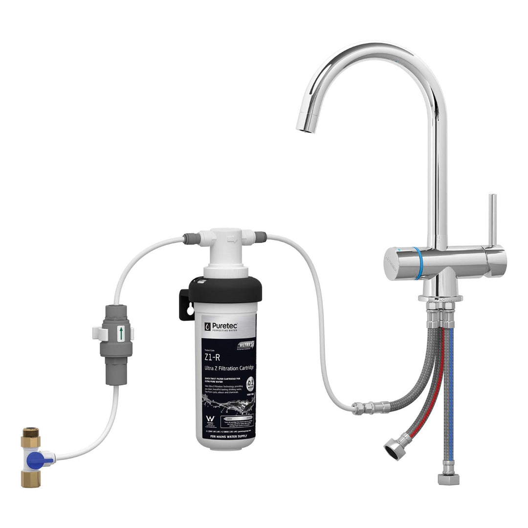 Puretec Z1-T4 3-Way Water Filter Mixer Tap Kit