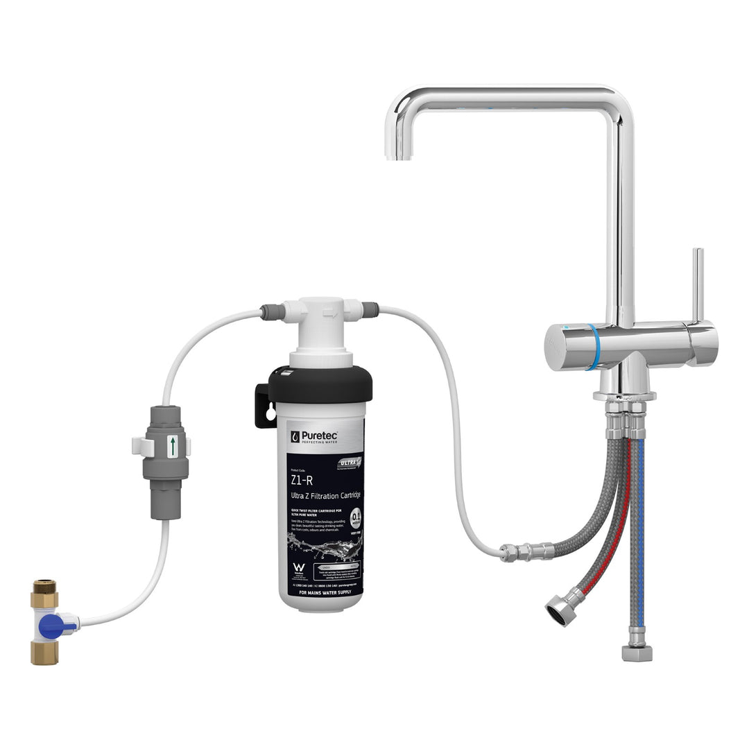 Puretec Z1-T5 3-Way Water Filter Mixer Tap Kit