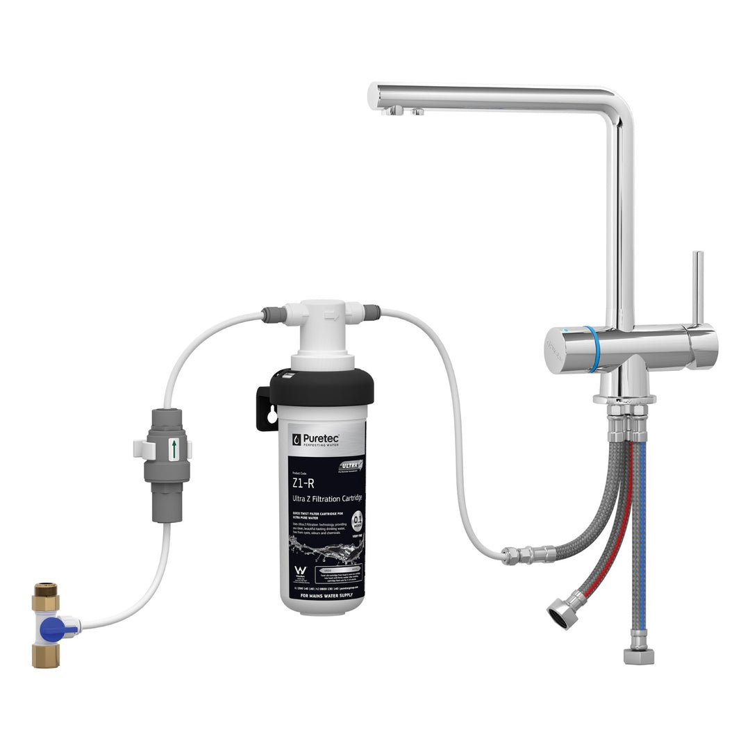 Puretec Z1-T6 3-Way Water Filter Mixer Tap Kit