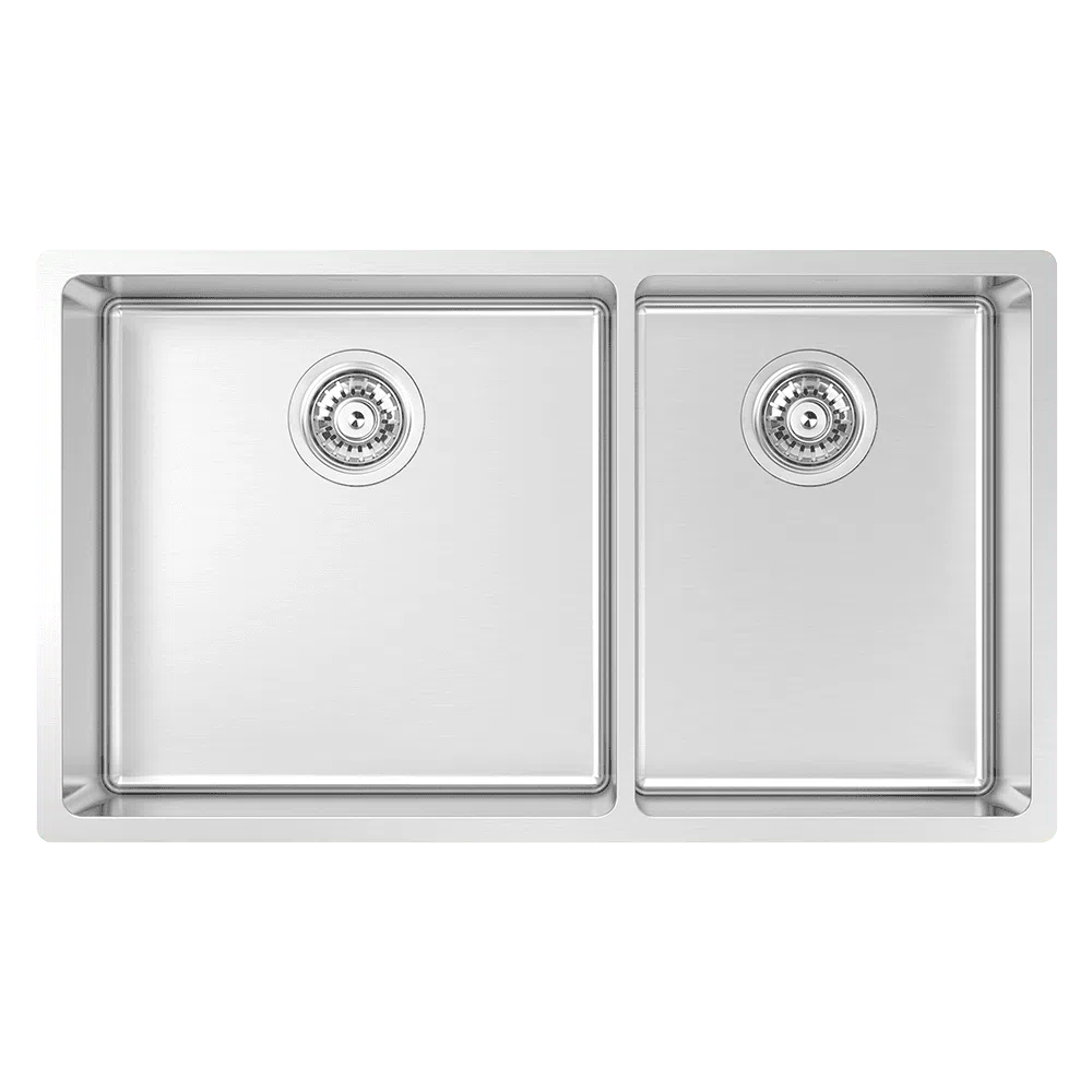 Abey Montego Large Bowl + Three Quarter Bowl Sink