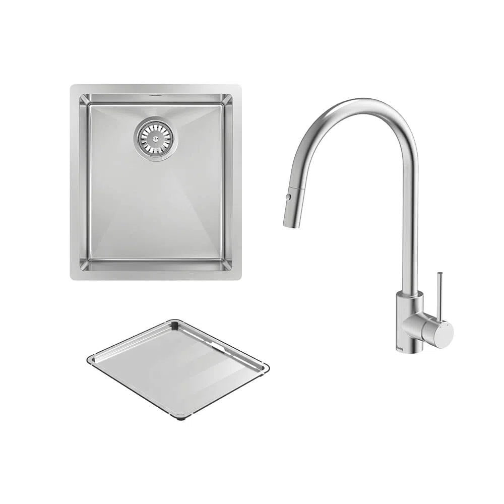 Abey Alfresco Single Bowl Sink + Drain Tray