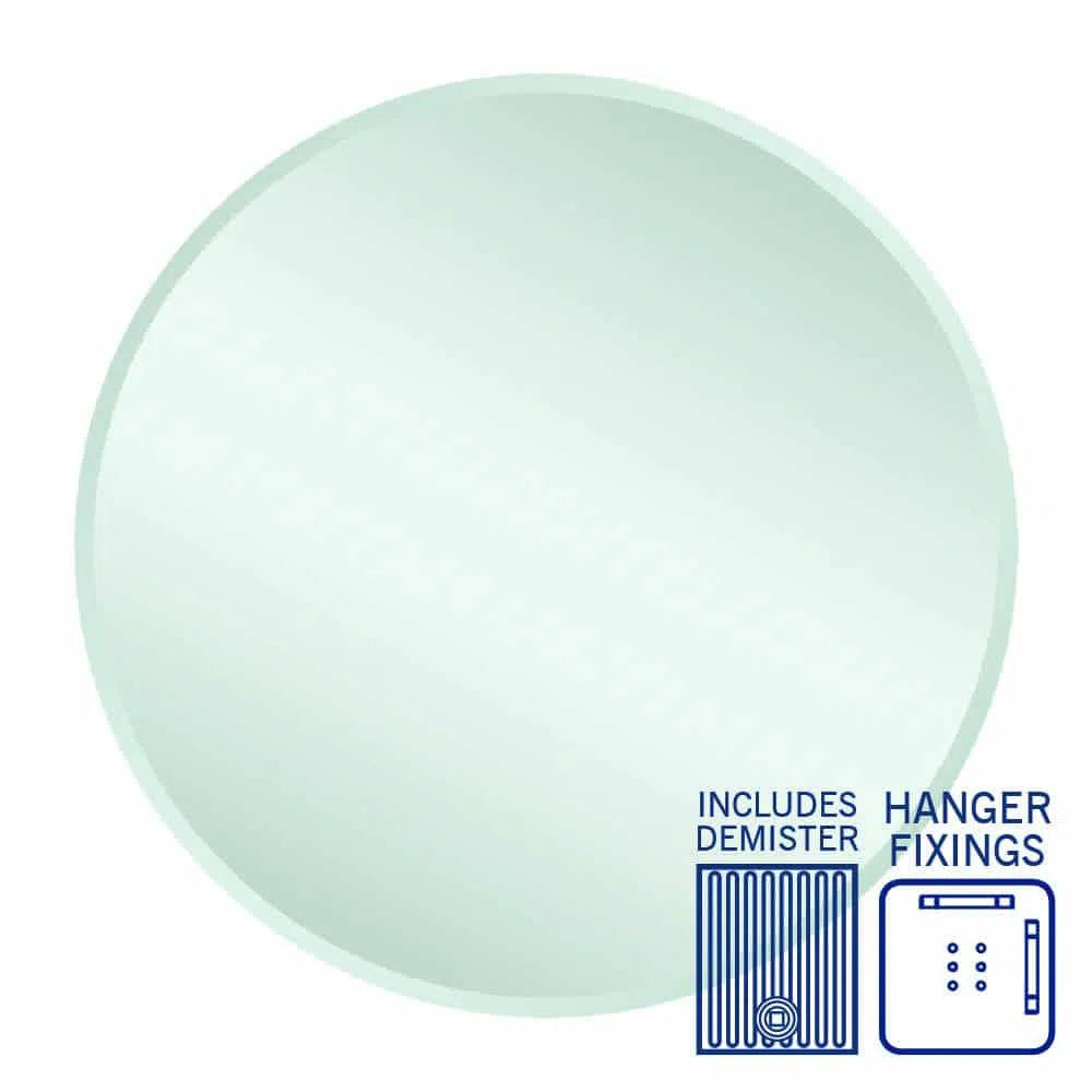 Ablaze Kent 18mm Bevel Round Mirror + Demister
