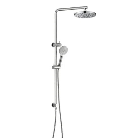 Shower Sets ACL Ikon Cora Round Multi-Twin Shower - Brushed Nickel