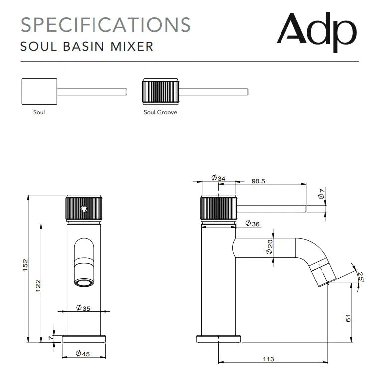 ADP Soul Basin Mixer