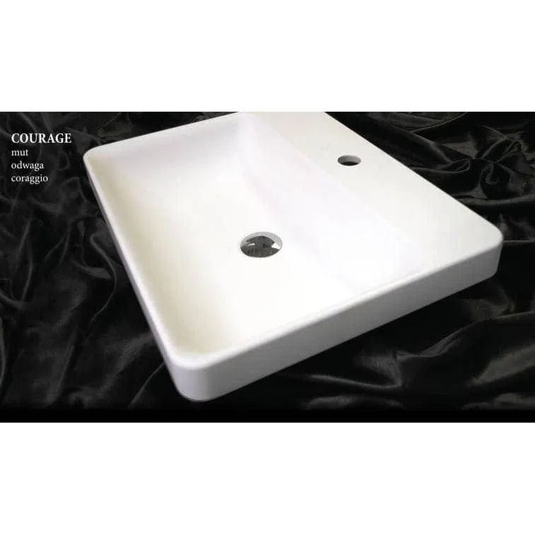 Basins ADP ADP 'Courage' Semi Inset Basin Gloss