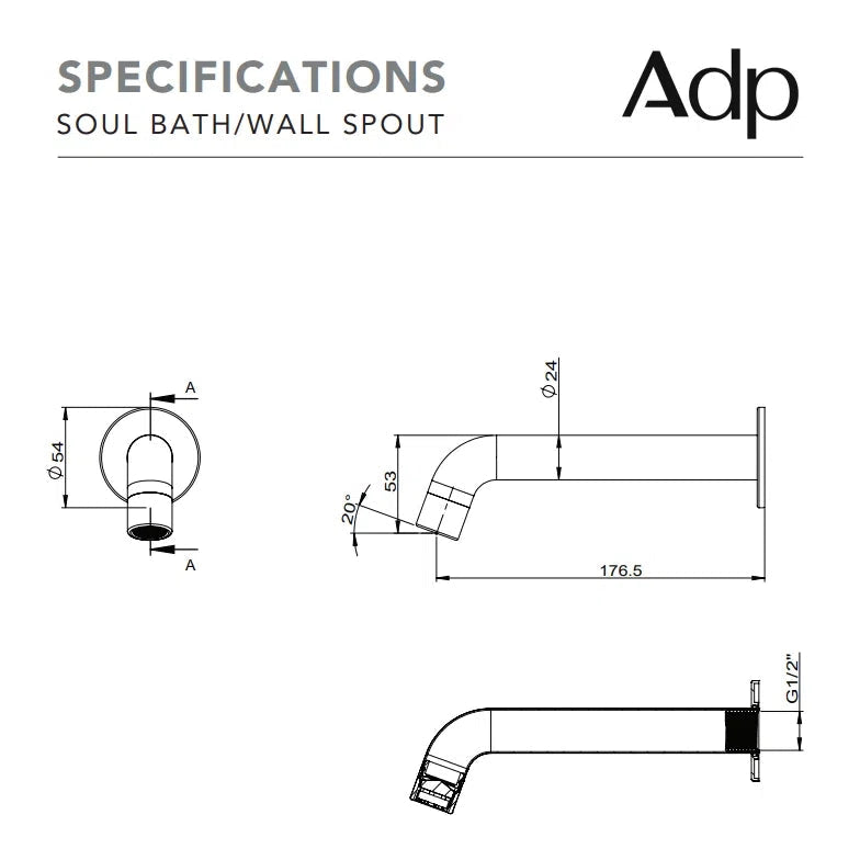 ADP Soul Wall/Bath Spout