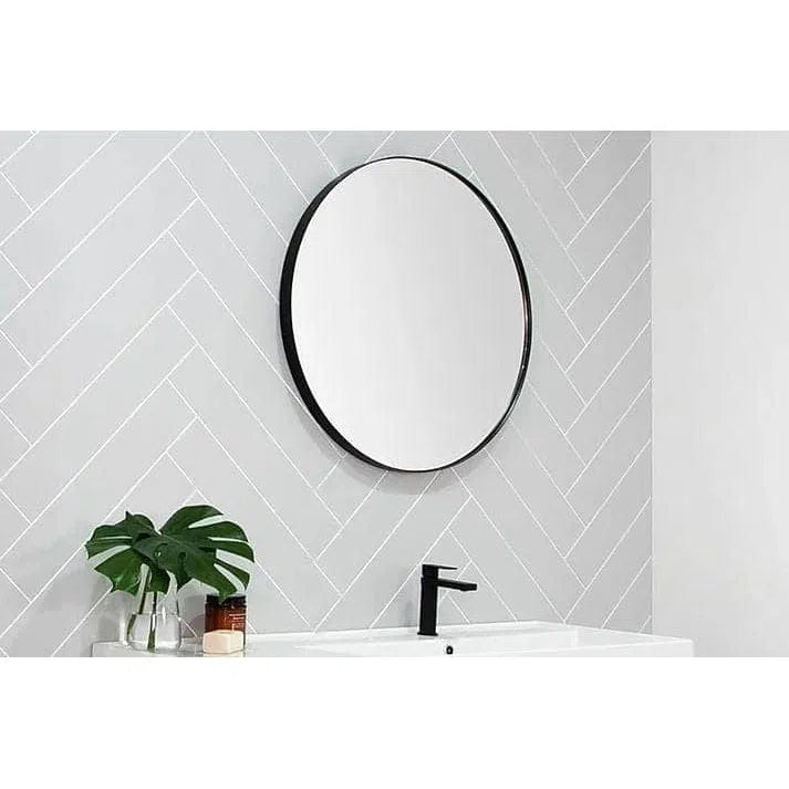 Mirrors ADP ADP Alora Round Mirror - Matte Black Frame