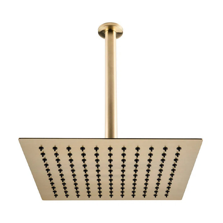 Alder LYNX Rain Shower Square + 300mm Ceiling Arm