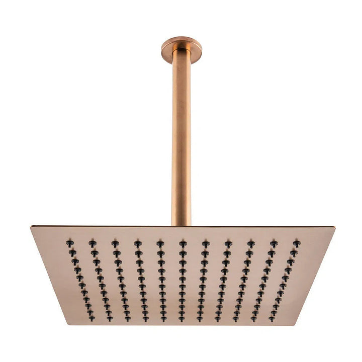 Alder LYNX Rain Shower Square + 300mm Ceiling Arm