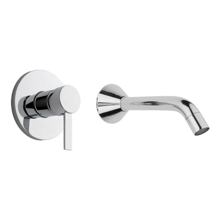 Alder PIATTO Wall Basin/Bath Mixer Set