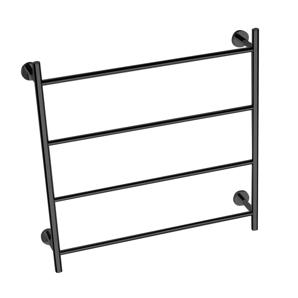 Matte black towel ladder non heated hotsell