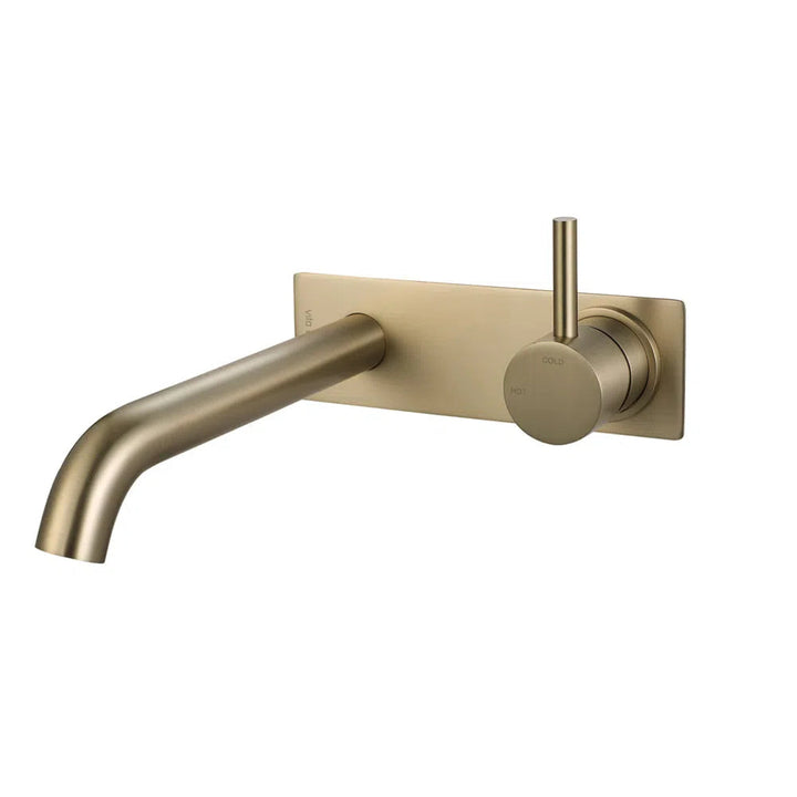 Alder WISH2 Wall Basin/Bath Mixer Set Backplate