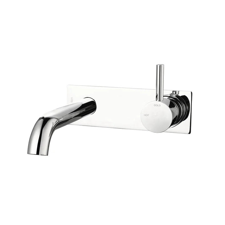 Alder WISH2 Wall Basin/Bath Mixer Set Backplate