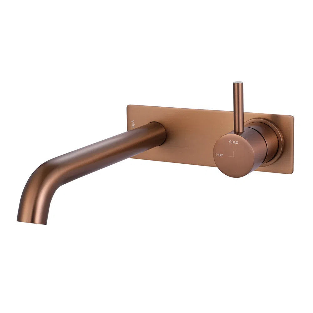 Alder WISH2 Wall Basin/Bath Mixer Set Backplate