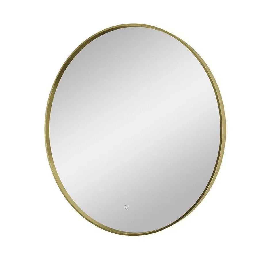 Arcisan Arcisan 850mm Venn Backlit Mirror with Recessed Frame Touch Switch Demister Brushed Brass