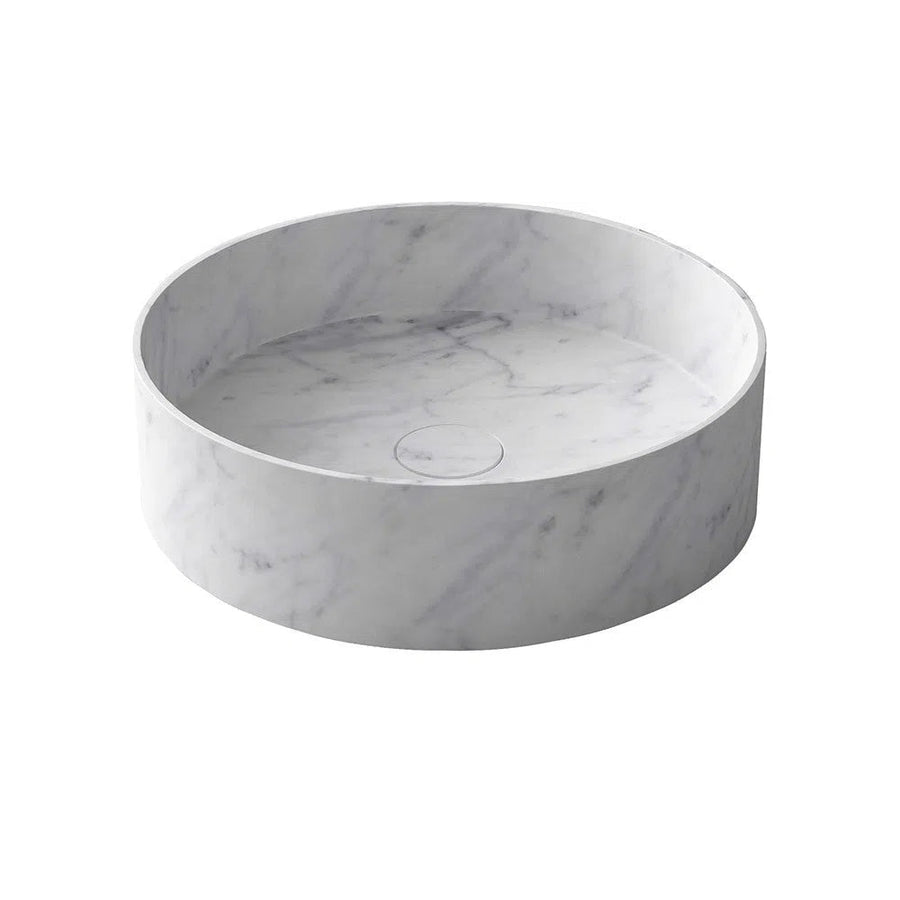 Arcisan Arcisan ARCISTONE 400 x 110mm Above Counter Basin - Carrera Marble