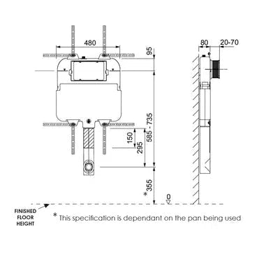 Argent Grace HygienicFlush Wall Faced Package