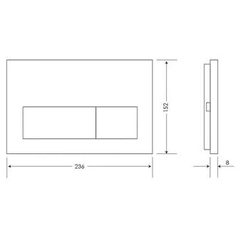 Argent Grace HygienicFlush Wall Faced Package