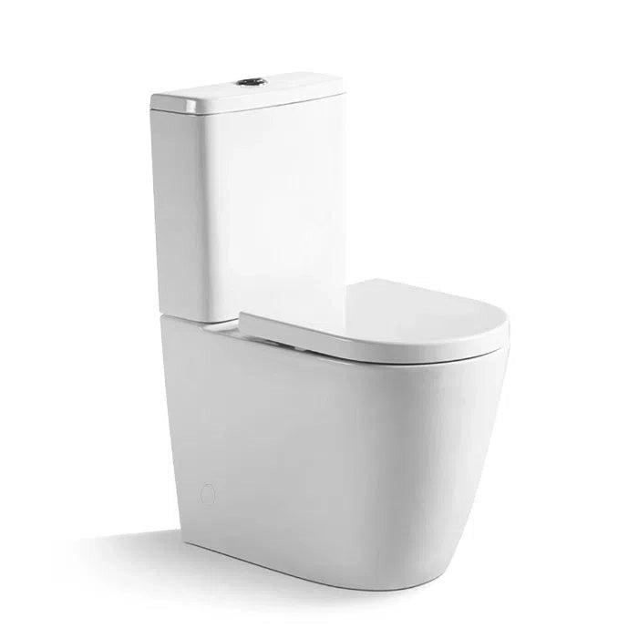 Argent Vista Hygienic Flush Comfort Height Back To Wall Toilet