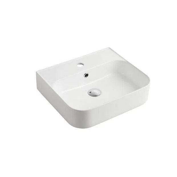 Rectangle Above Counter 1 Tap Hole Basin