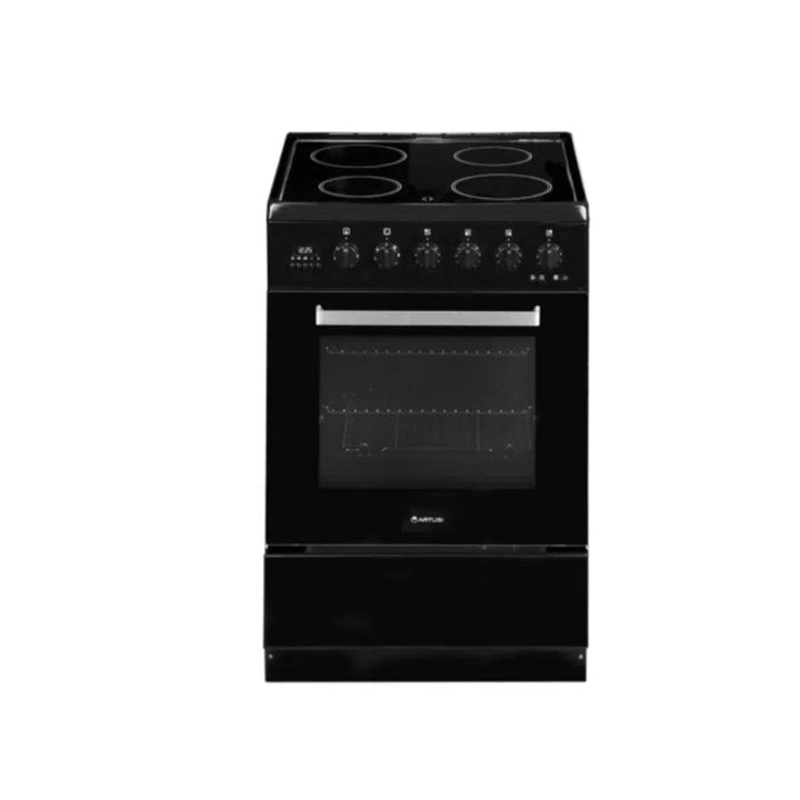 Artusi 54cm Freestanding Oven/Stove Black