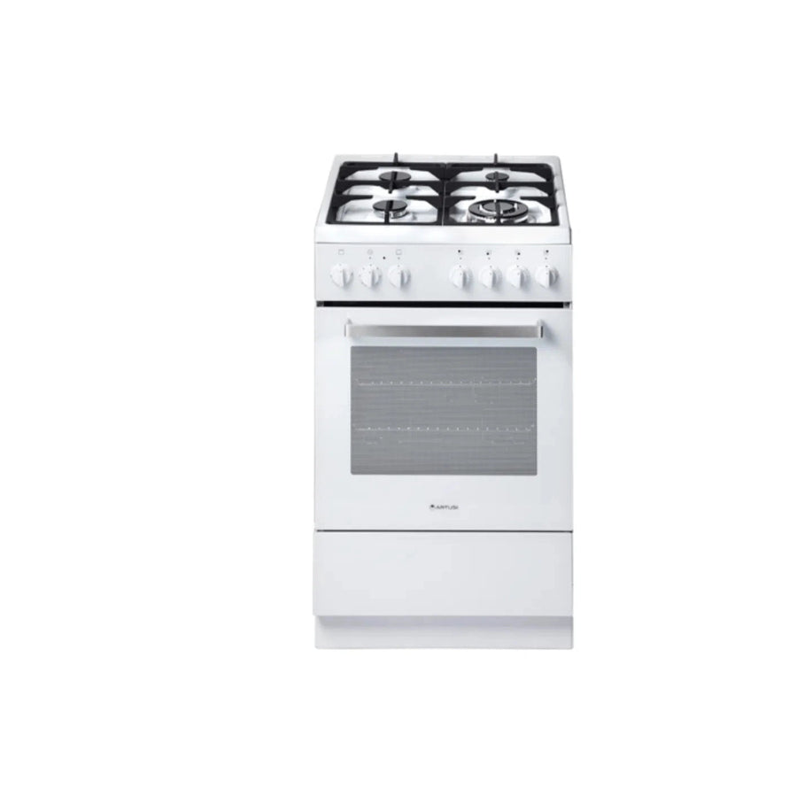 Freestanding Oven Artusi Artusi 54cm Gas Oven/Stove With Gas Hob White AFGG54W