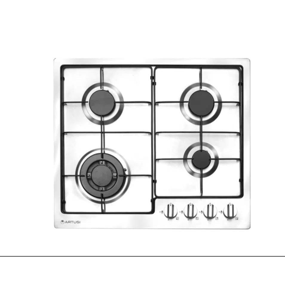 Artusi 60cm Gas Cooktop Stainless Steel