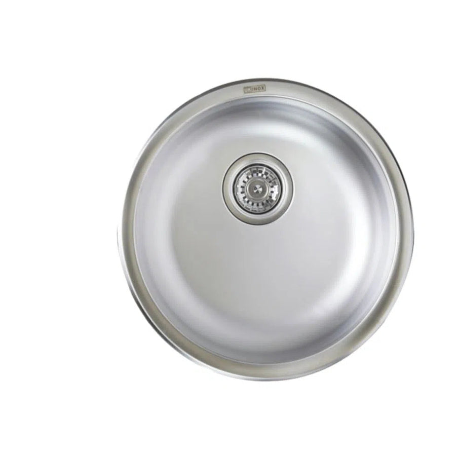 Kitchen Sinks Artusi Artusi 39cm Roundo Single Bowl Sink Stainless Steel ROUNDO