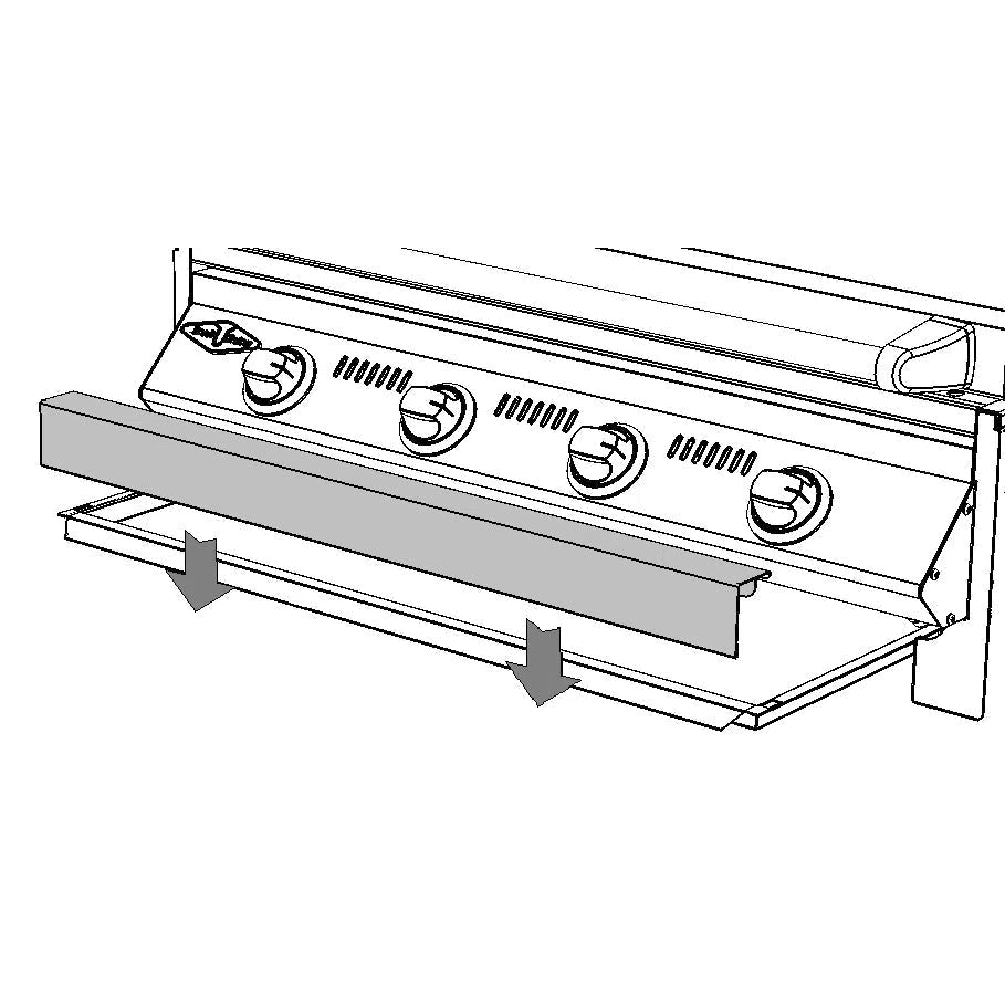 BeefEater Signature 3000E/S 3 Burner Built-in BBQ Trim Kit