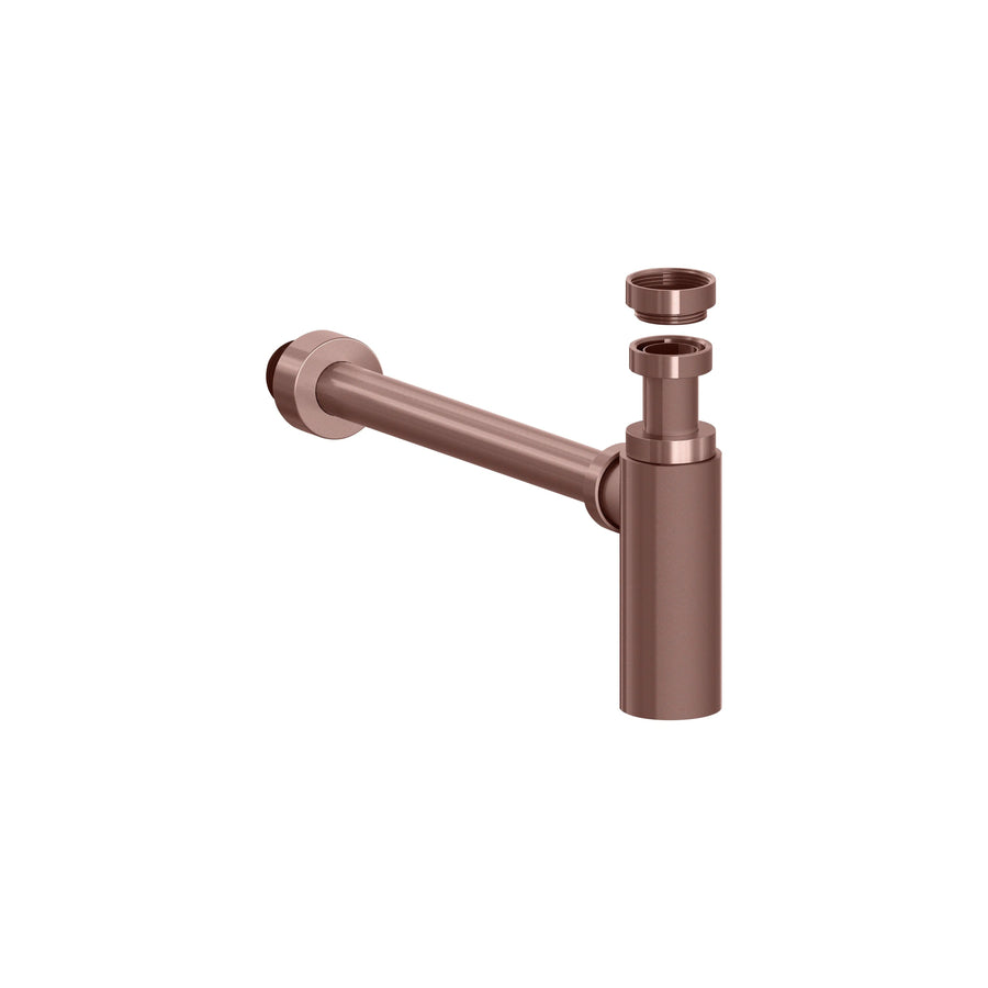 Bottle Trap Bounty Bathroomware Bounty Bathroomware Bottle Trap Brushed Rose Gold