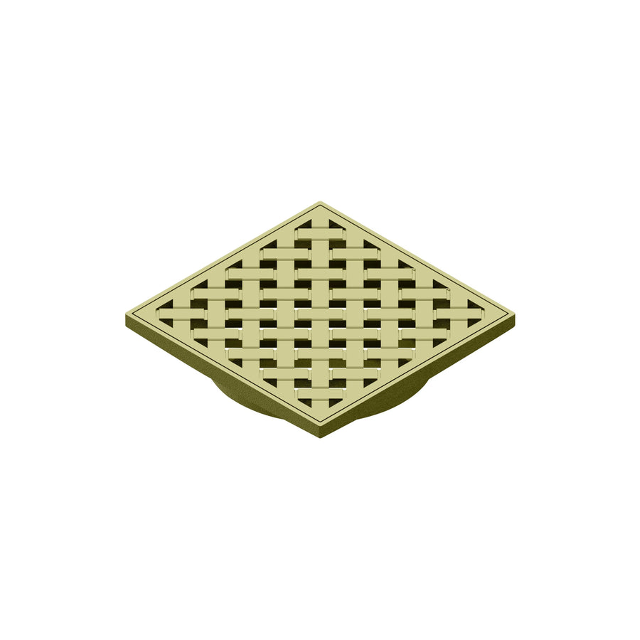 Floor Waste Bounty Bathroomware Bounty Bathroomware Woven 45 Organics Floor Waste Brushed Gold