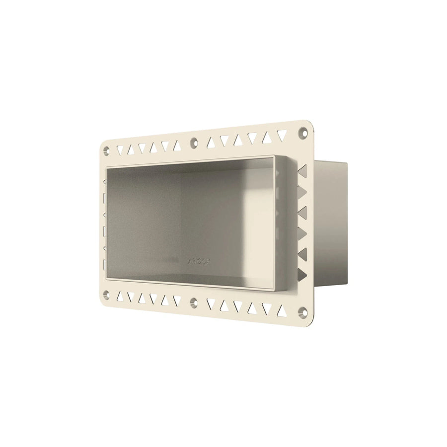 Shower Niche Bounty Bathroomware Bounty Bathroomware ANOOK Shower Niche Brushed Nickel / 200x100x90mm