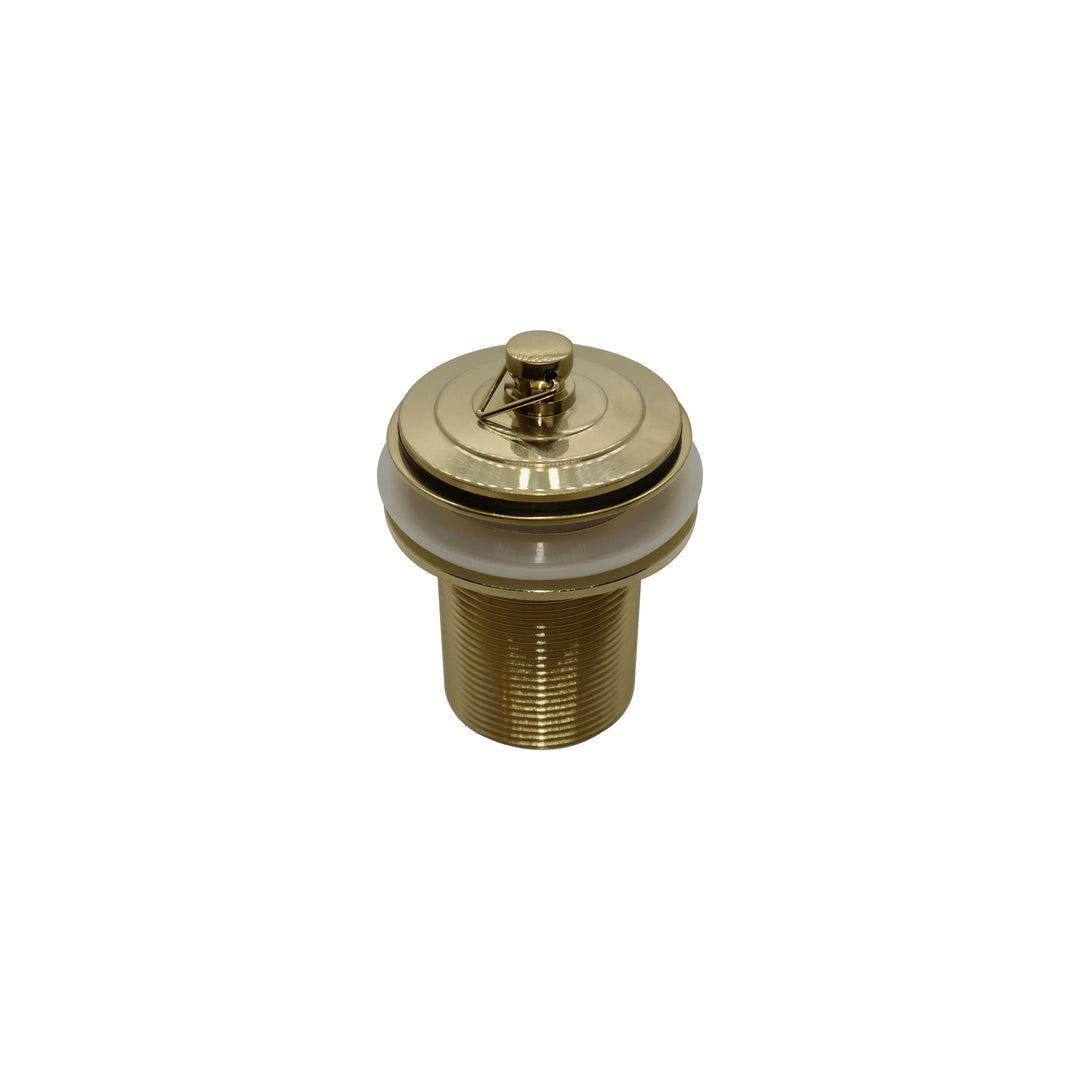 Bounty Bathroomware Brass Deluxe Plug & Waste, 40mm x 70mm, No Overflow