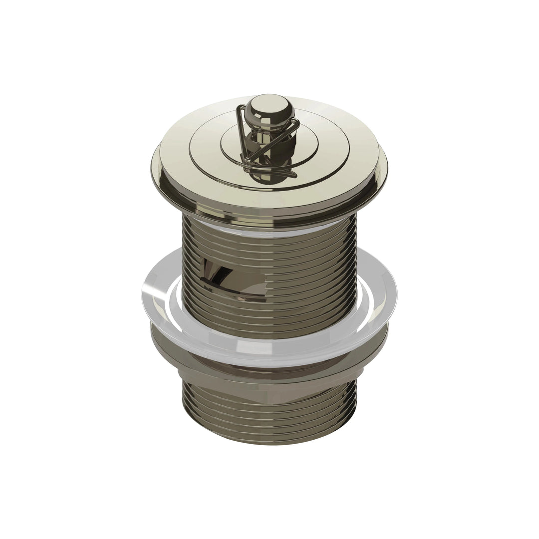 Bounty Bathroomware Brass Deluxe Plug & Waste, 40mm x 70mm, With Overflow