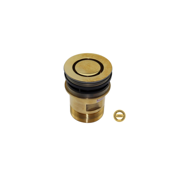 Bounty Bathroomware Polished Brass Pop Down Plug & Waste