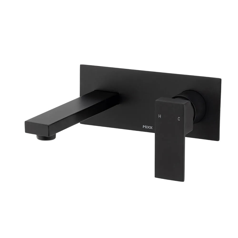 Brasshards Basin Wall Mixer Kubos Mixx