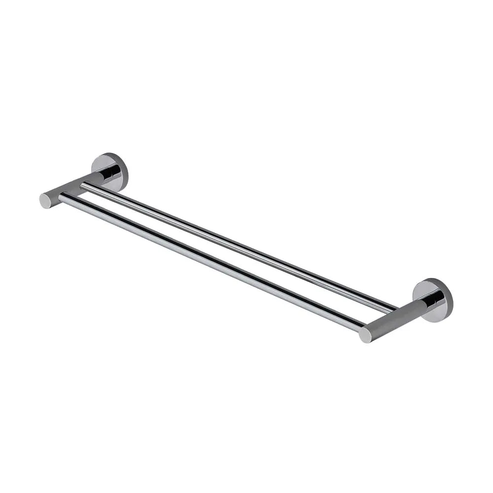 Brasshards Towel Rail Double 750mm CP Rnd Mixx