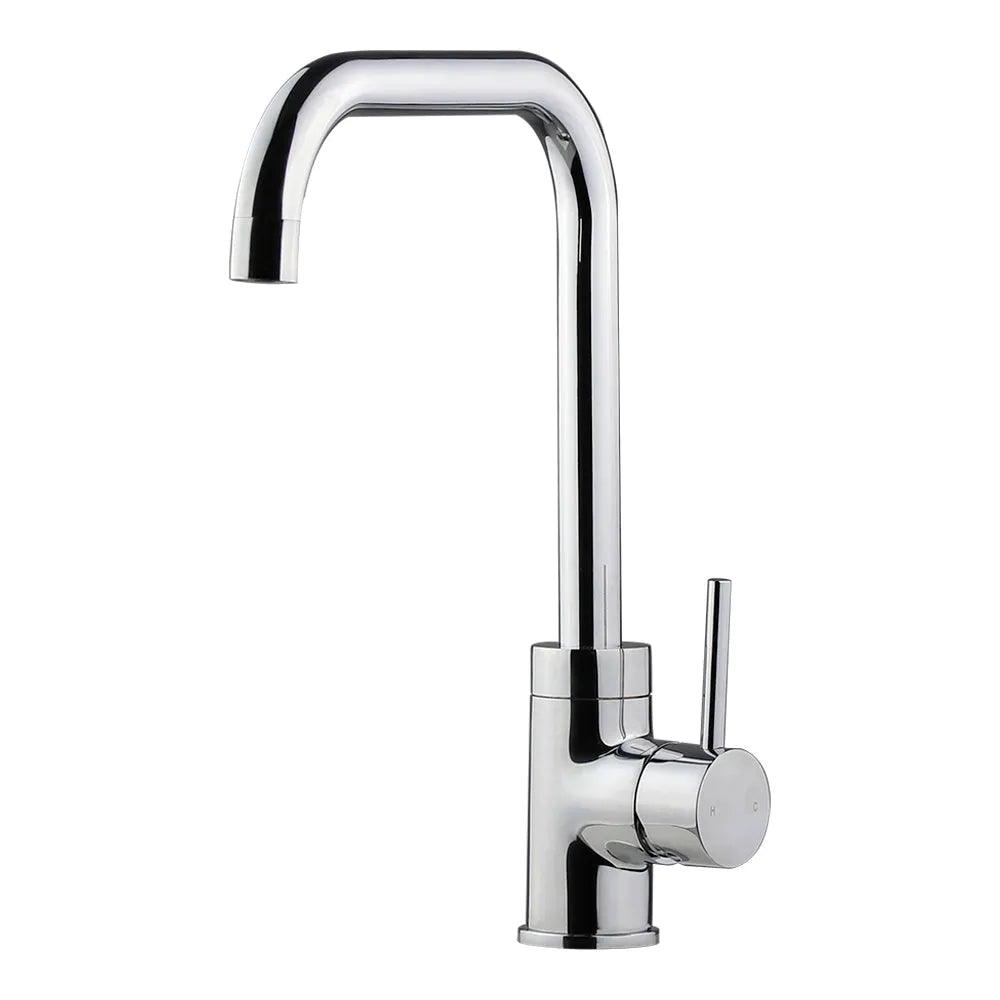 Brasshards Sink Mixer Sq G/N CP Holli