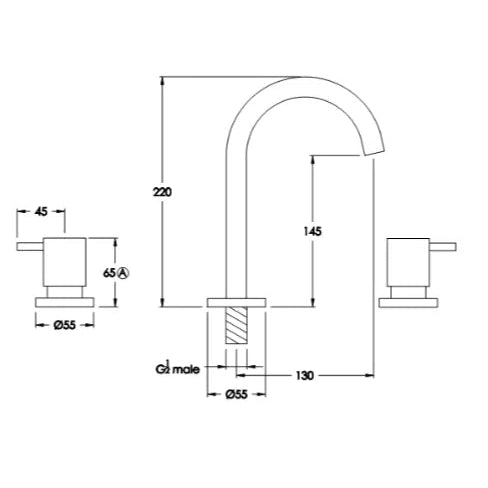 Brodware City Stik Basin Set