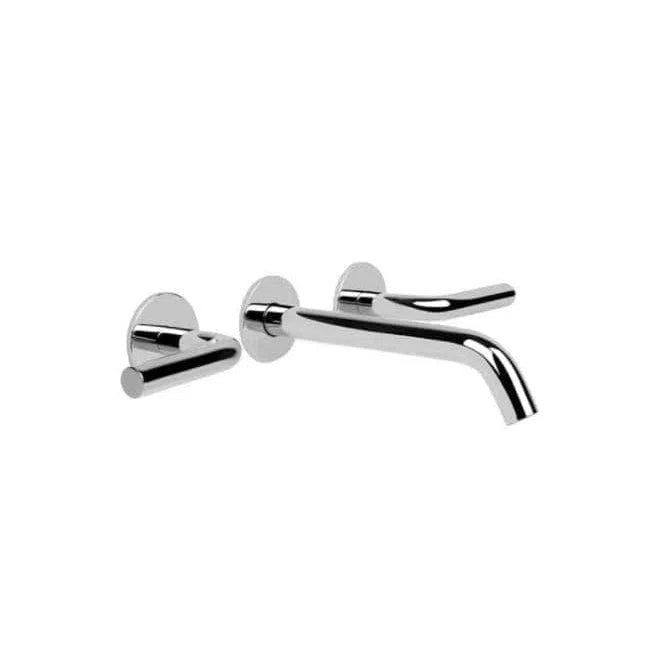 Bath Tap Brodware Brodware Nanobar Wall Basin/Bath Set With 185mm Spout Use Over Basin (With Flow Control)