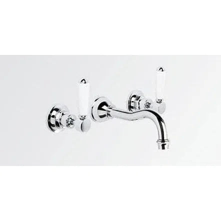 Bath Tap Brodware Brodware Winslow White Lever Bath Set 160mm Spout