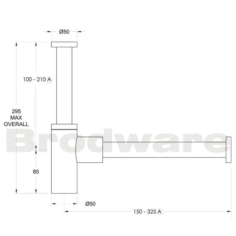 Brodware Square Bottle Trap