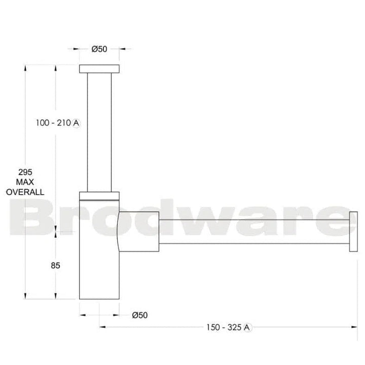 Brodware Square Bottle Trap